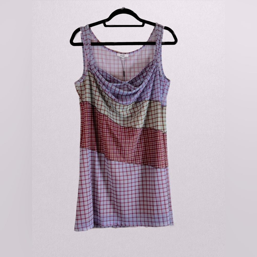 Miaou Ginger Dress in Bristol Plaid Print